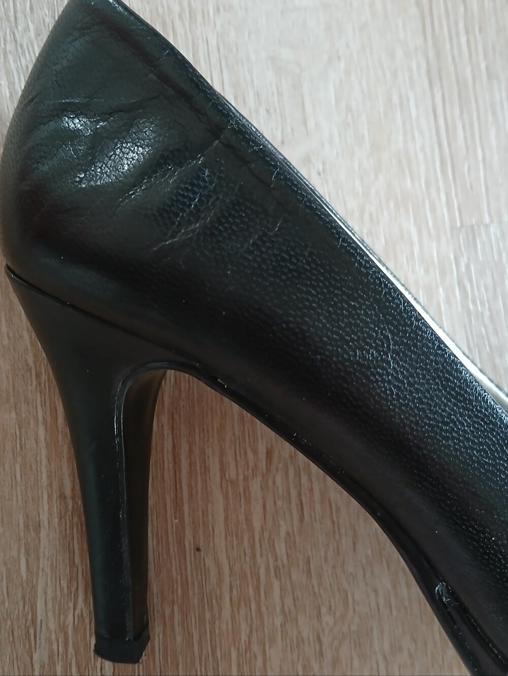 Bandolino Women's Black Leather Pump 4" Heels Classic Boflexible Size 6 - Picture 13 of 16